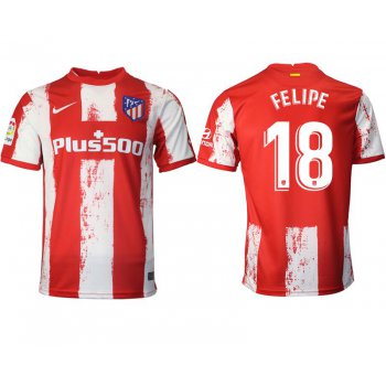 Men 2021-2022 Club Atletico Madrid home aaa version red 18 Nike Soccer Jersey