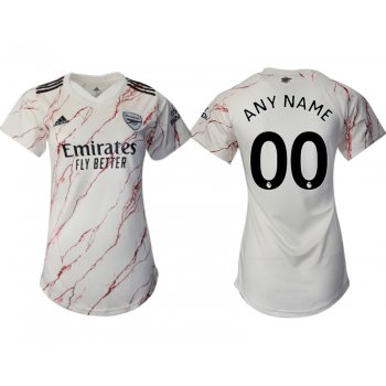 Arsenal away aaa version womens custom soccer 2021 jerseys