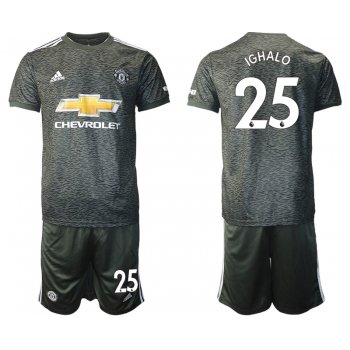 Men 2020-2021 club Manchester United away 25 black Soccer Jerseys