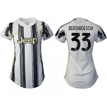 Women 2020-2021 Juventus home aaa version 33 white Soccer Jerseys