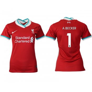 Women 2020-2021 Liverpool home aaa version 1 red Soccer Jerseys