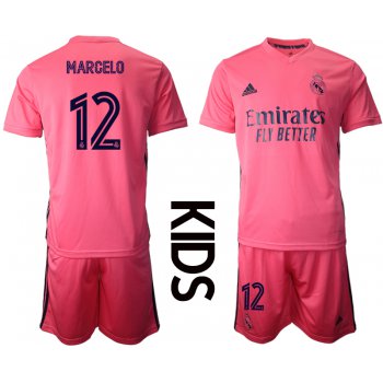 Youth 2020-2021 club Real Madrid away 12 pink Soccer Jerseys