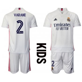 Youth 2020-2021 club Real Madrid home 2 white Soccer Jerseys