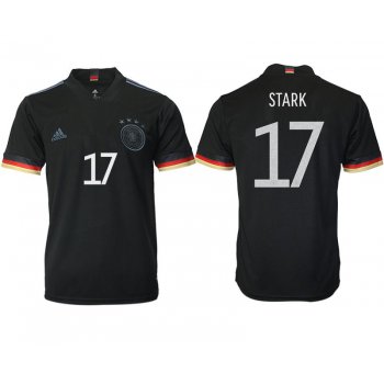 Men 2020-2021 European Cup Germany away aaa version black 17 Adidas Soccer Jersey