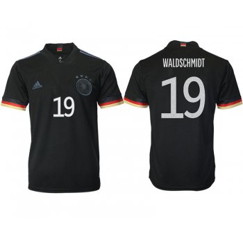 Men 2020-2021 European Cup Germany away aaa version black 19 Adidas Soccer Jersey