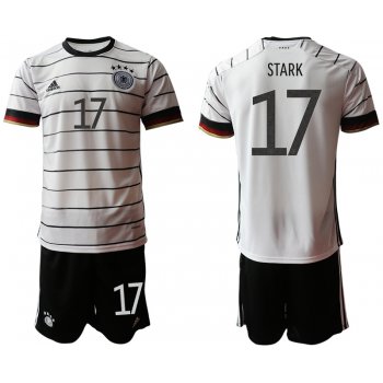 Men 2021 European Cup Germany home white 17 Soccer Jersey