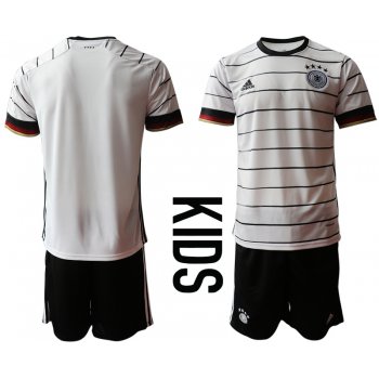 Youth 2021 European Cup Germany home white Soccer Jersey