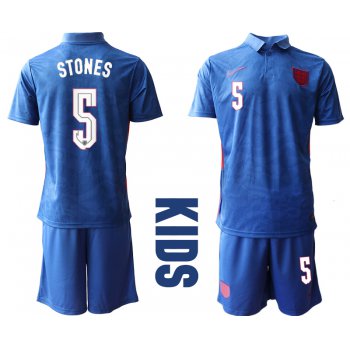 2021 European Cup England away Youth 5 soccer jerseys