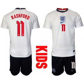 2021 European Cup England home Youth 11 soccer jerseys