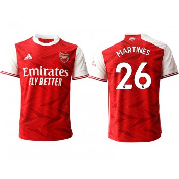 Men 2020-2021 club Arsenal home aaa version 26 red Soccer Jerseys