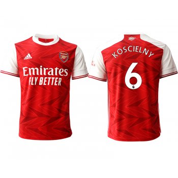 Men 2020-2021 club Arsenal home aaa version 6 red Soccer Jerseys