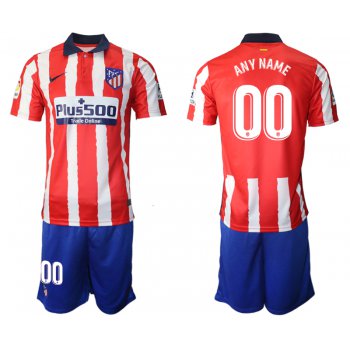 Men 2020-2021 club Atletico Madrid home customized red Soccer Jerseys