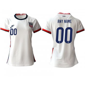 Women 2020-2021 Season National Team America home aaa customized white Soccer Jerseys
