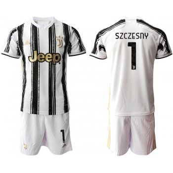 Men 2020-2021 club Juventus home 1 white black Soccer Jerseys