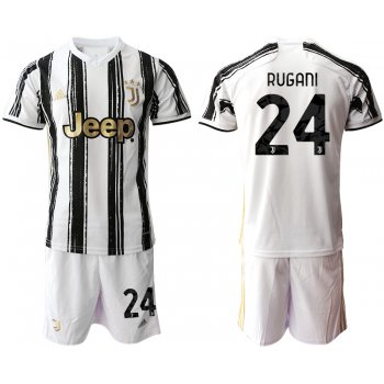 Men 2020-2021 club Juventus home 24 white black Soccer Jerseys