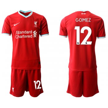 Men 2020-2021 club Liverpool home 12 red Soccer Jerseys