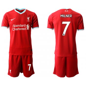 Men 2020-2021 club Liverpool home 7 red Soccer Jerseys