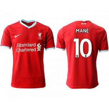Men 2020-2021 club Liverpool home aaa version 10 red Soccer Jerseys
