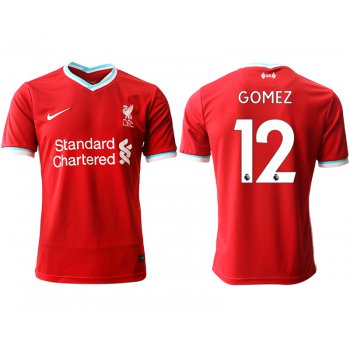 Men 2020-2021 club Liverpool home aaa version 12 red Soccer Jerseys