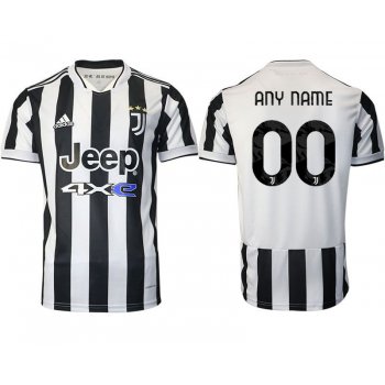 Men 2021-2022 Club Juventus home aaa version white customized Adidas Soccer Jersey