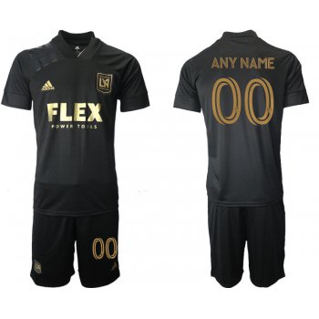Men 2021-2022 Club Los Angeles FC home black customized Adidas Soccer Jersey