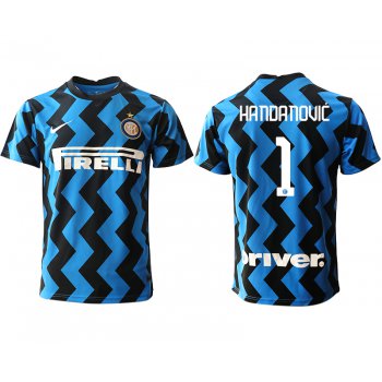 Men 2020-2021 club Inter Milan home aaa versio 1 blue Soccer Jerseys