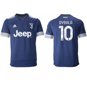 Men 2020-2021 club Juventus away aaa version 10 blue Soccer Jerseys