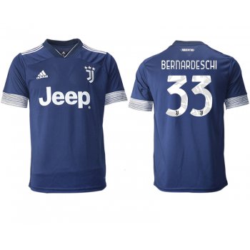 Men 2020-2021 club Juventus away aaa version 33 blue Soccer Jerseys