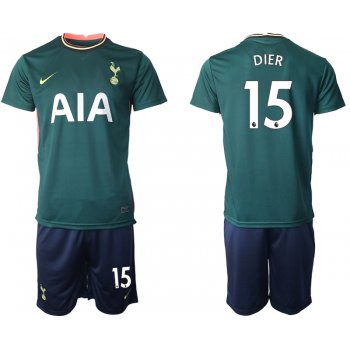 Men 2020-2021 club Tottenham away 15 green Soccer Jerseys