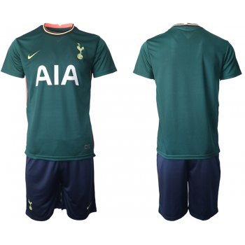 Men 2020-2021 club Tottenham away blank green Soccer Jerseys
