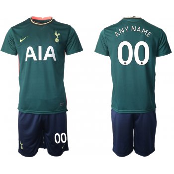 Men 2020-2021 club Tottenham away customized green Soccer Jerseys
