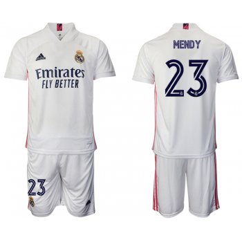 Men 2020-2021 club Real Madrid home 23 white Soccer Jerseys