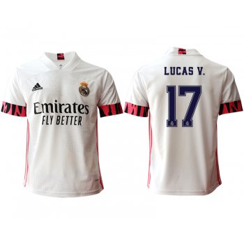 Men 2020-2021 club Real Madrid home aaa version 17 white Soccer Jerseys1