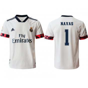 Men 2020-2021 club Real Madrid home aaa version 1 white Soccer Jerseys2