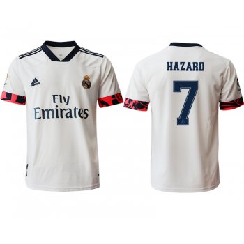 Men 2020-2021 club Real Madrid home aaa version 7 white Soccer Jerseys2