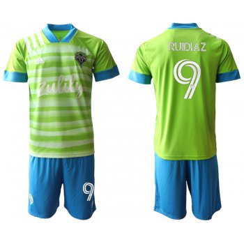 Men 2020-2021 club Seattle Sounders home 9 green Soccer Jerseys