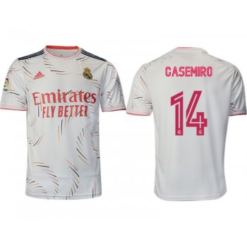 Men 2021-2022 Club Real Madrid home aaa version white 14 Adidas Soccer Jersey