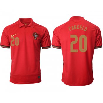Men 2021 Europe Portugal home AAA version 20 soccer jerseys