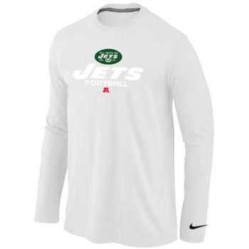 Nike New York Jets Critical Victory Long Sleeve T-Shirt White