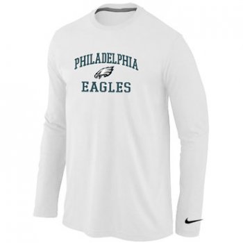 Nike Philadelphia Eagles Heart & Soul Long Sleeve T-Shirt White