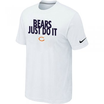 NFL Chicago Bears Just Do It White T-Shirt