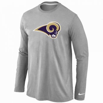 Nike St.Louis Rams Logo Long Sleeve T-Shirt Grey