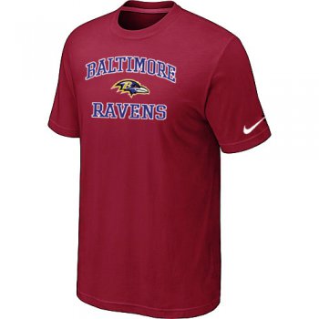 Baltimore Ravens Heart & Soull Red T-Shirt