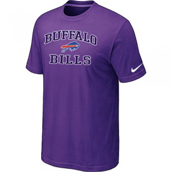 Buffalo Bills Heart & Soul Purple T-Shirt
