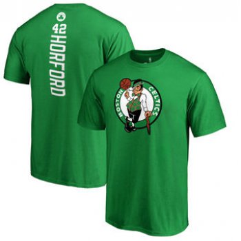 Men's Boston Celtics 42 Al Horford Kelly Green Backer Name & Number T-Shirt