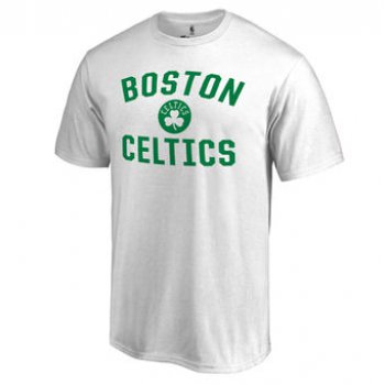 Men's Boston Celtics Fanatics Branded White Victory Arch II T-Shirt