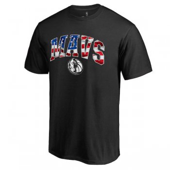 Men's Dallas Mavericks Black Banner Wave T-Shirt