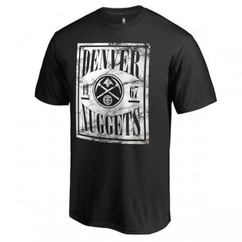 Men's Denver Nuggets Fanatics Branded Black Court Vision T-Shirt