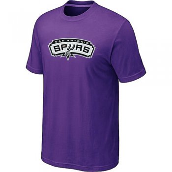 San Antonio Spurs Big & Tall Primary Logo Purple NBA T-Shirt