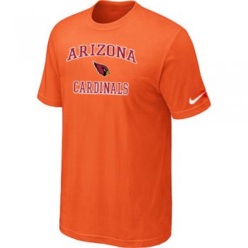 Arizona Cardinals Heart & Soul T-Shirt Orange